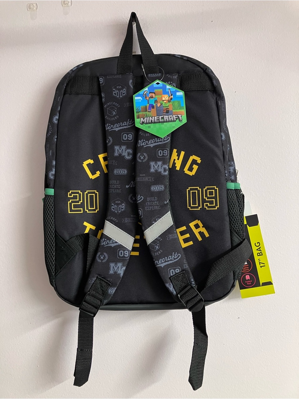 Kid’s Minecraft Varsity Backpack - Picture 2 of 4